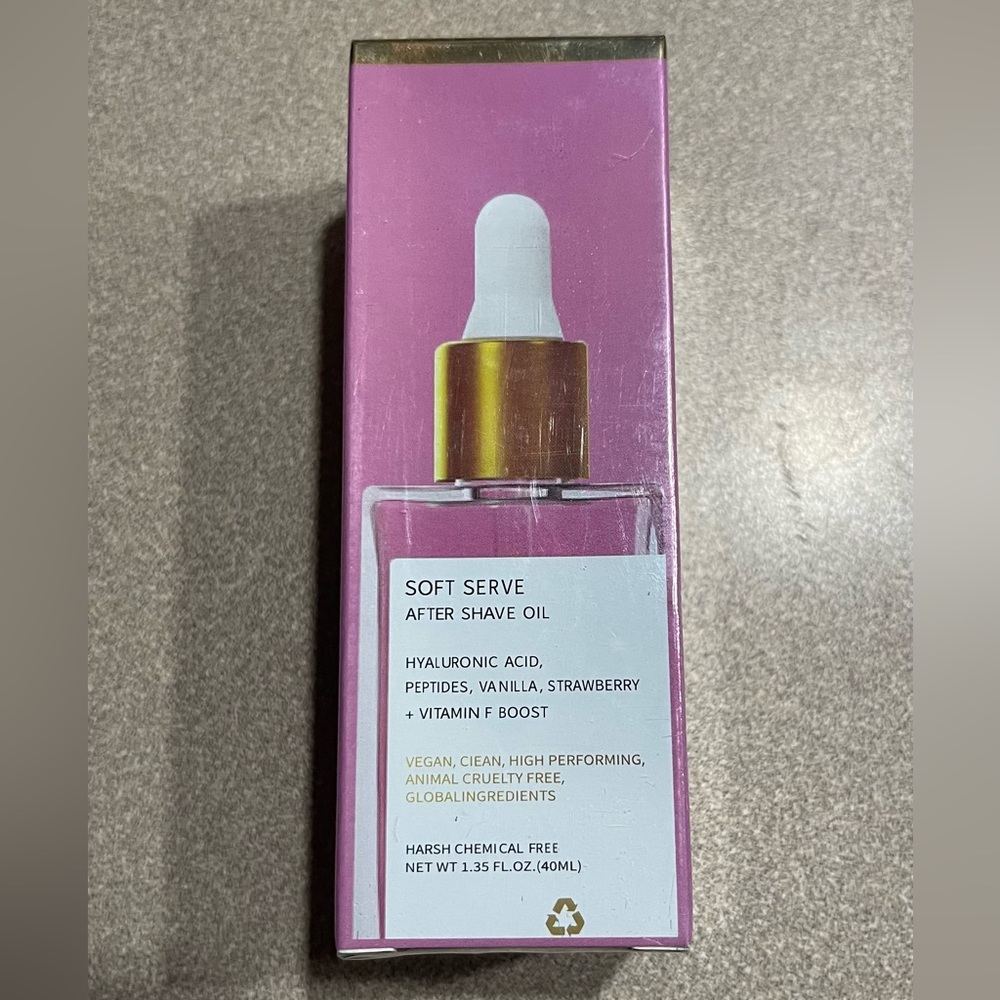 After Shave Oil - Soft Serve - Strawberry